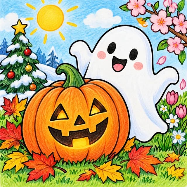 Holidays & Seasons coloring category illustration