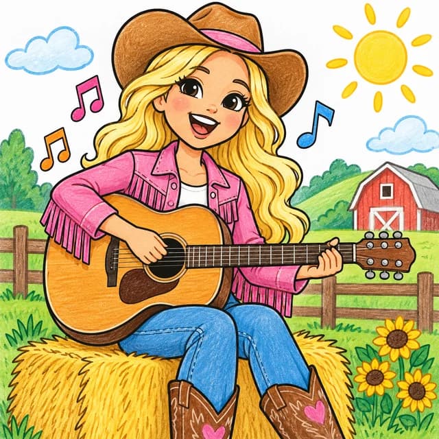 Music & Celebrities coloring category illustration